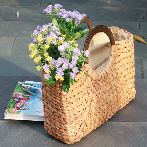 Beach rattan bag - ROUTINE FASHION